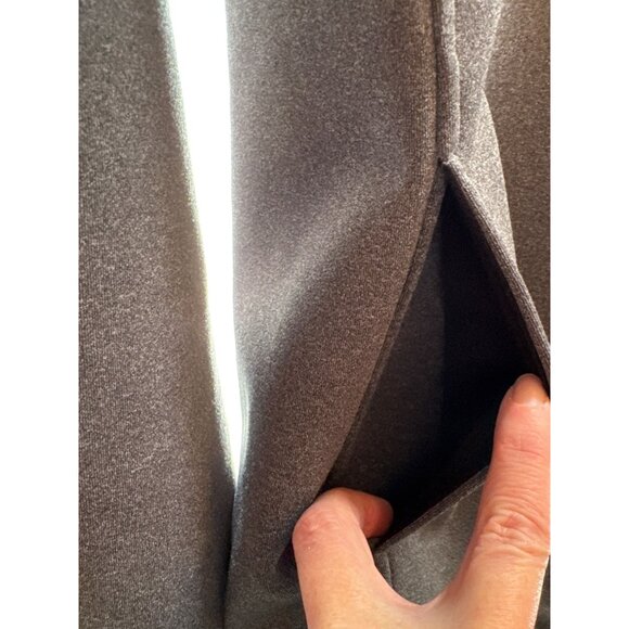 Womens Size S Lightweight Gray Full-Zip Hooded Jacket With Pockets - Picture 4 of 5